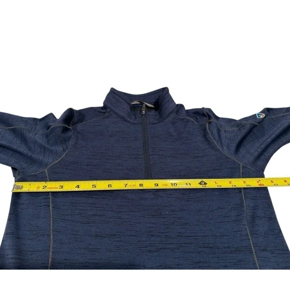 Kuhl 1/4 Zip Pullover Sweater Youth L 14-16 Blue Hiking Outdoors - Picture 6 of 14